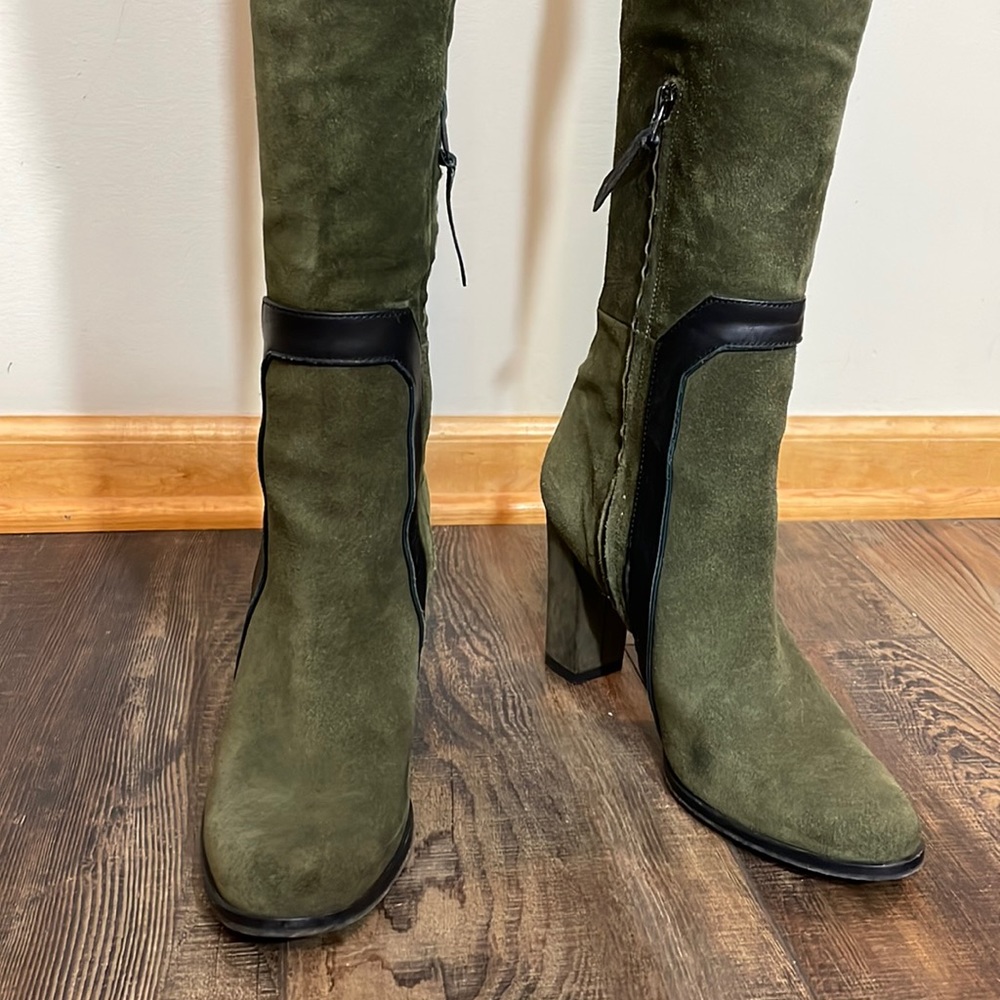 💙Gordana Dimitrijevic Suede Leather Tall Boots - Picture 8 of 15